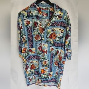 Reyn Spooner Vibrant Island Print Shirt
